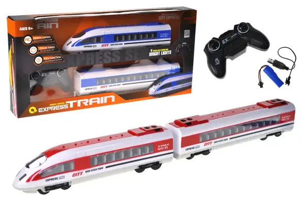 Електричка на радіокеруванні 666-696A озвучена, зі світлом, в коробці р.77,8x10,5x13 см YG Toys купити