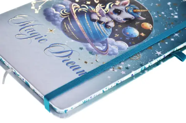 Блокнот на гумці А5 13.6×20.8 cm, 80 арк.,тверда обкладинка Магічні сни 761285ML купити недорого в Україні, фото 7