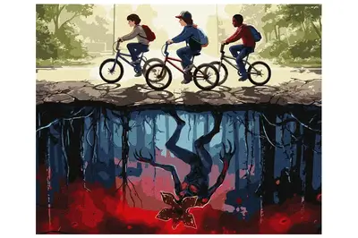 Набір для розпису по номерах KHO5229 "Межа реальностей" 40х50см IDEYKA купити