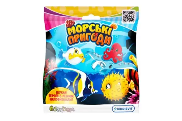 Стретч-іграшка у вигляді тварини – МОРСЬКІ ПРИГОДИ 11/CN23 (у дисплеї) #SBABAM купити недорого в Україні, фото 4