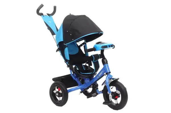 Велосипед 3-х колісний TR2402 надувні колеса 12'' і 10'' з гальмом, пультом купити