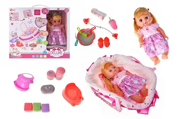 Пупс з WZB8806-5 з аксесуарами, в коробці р.38x10x35 см YG Toys купити