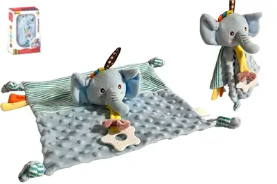 Брязкальце комфортер 898-8105 "Слоненя" в коробці р.27x7x18 см YG Toys купити
