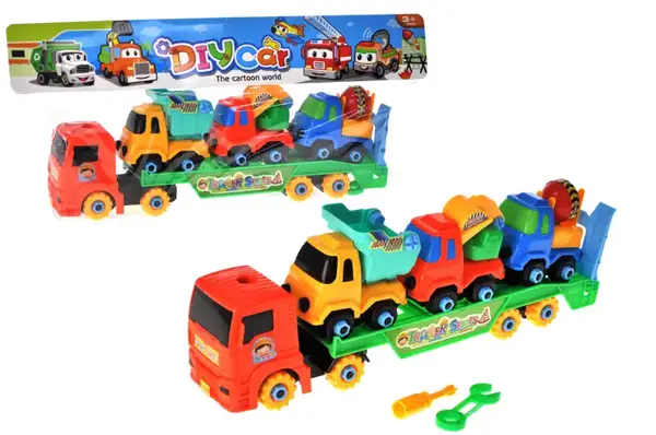 Автовоз конструктор 8636A в кульку р.43x5x6 см YG Toys купити