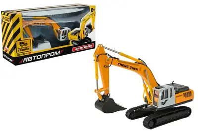 Екскаватор металевий 68377(AP7758) 1:50 звук, рухливі деталі,у коробці р.26,5x13,5x8,5см АВТОПРОМ Екскаватор металевий 68377(AP7758) 1:50 звук, рухливі деталі,у коробці р.26,5x13,5x8,5см АВТОПРОМ купити