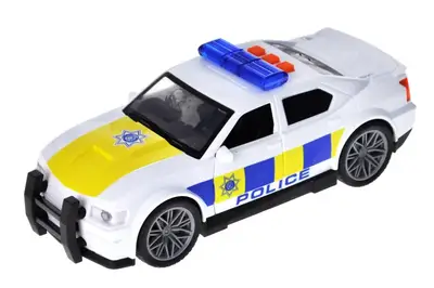 Машина поліція RJ9821C інерційна, озвучена, зі світлом, в коробці р.22x10x11,8 см YG Toys купити