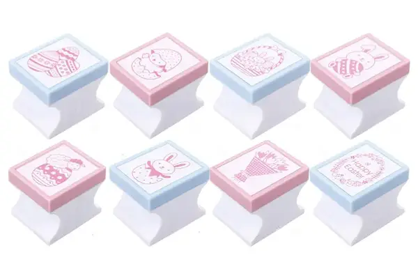 Штампи дитячі "Великодній кошик пастельний" 8 видів в дісплеї (24 шт.) купити недорого в Україні, фото 3