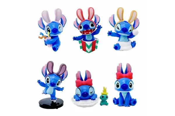 Ігрова фігурка Стіч за мотивами мультфільму 8-10,5 см. (6 шт. в коробці), ціна за 1шт. С26/8818 купити недорого в Україні, фото 6