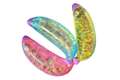 Антистрес банан з блискітками 31477 12шт. (ціна за 1шт.) купити