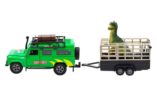 Ігровий набір – LAND ROVER (з причепом і динозавром) 520178.270 купити недорого в Україні, фото 2