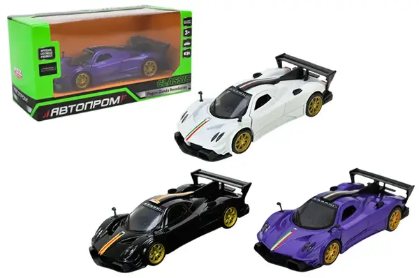 Машина металева 10007 5" Pagani Zonda Revolucion, відкриваються двері, в коробці 16,5x7x8 см АВТОПРОМ купити