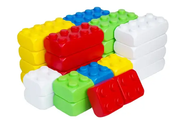 Конструктор блочний 115/26 "Mega Brick №3" 30 елементів (4 кнопки 10 шт, 8 кнопок 20 шт) BAMSIC купити недорого в Україні, фото 4