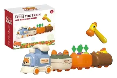 Потяг дитячий D126 з молотком, в коробці р.24x8.5x20.6 см YG Toys Потяг дитячий D126 з молотком, в коробці р.24x8.5x20.6 см YG Toys купити