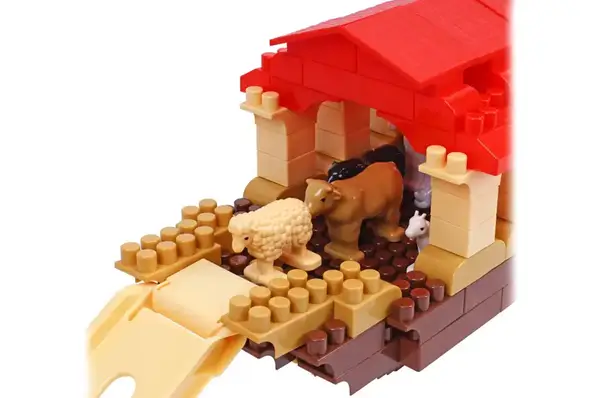 Конструктор блочний 1348 “Ноїв ковчег” 190 дет. в коробці ТЕХНОК купити недорого в Україні, фото 6