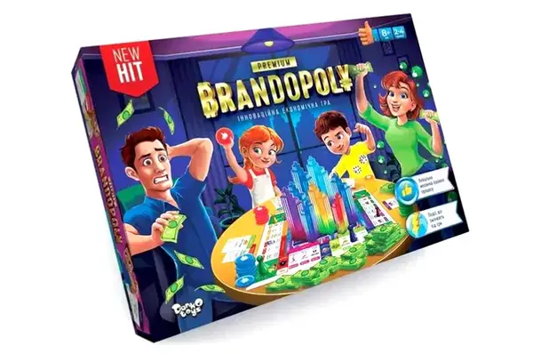 Настільна гра G-BrP-01-01U "Брендополія Premium" DANKO купити