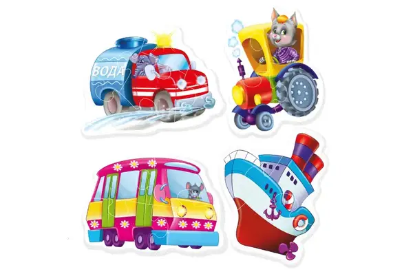 Пазли фомові "Машини-помічники" VT1106-78 VladiToys купити недорого в Україні, фото 2