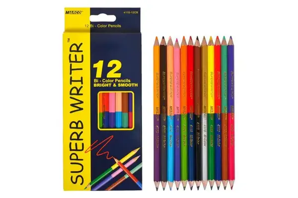 Олівці MARCO 4110 12 кольорів SW двосторонні купити