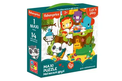 Максі пазли 'Fisher Price. Мої веселі друзі' VT1711-10 Vladi Toys купити