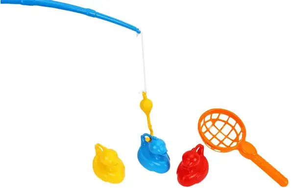 Набір для риболовлі 7594 вудка, сачок, 3 качечки ТЕХНОК купити недорого в Україні, фото 2