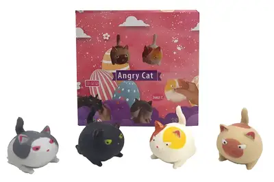 Сквіш "Angry Cat" в блоці 12шт SL881 р.24,5*23*6,5см купити