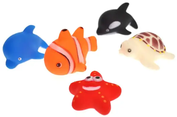 Набір пікалок 605-5 "Морський світ" 5 шт. в кульку р.15x12x6 см YG Toys купити недорого в Україні, фото 2