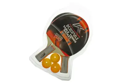 Ракетки для настільного тенісу з м'ячиками на блістері KEPAI KP-0235 купити