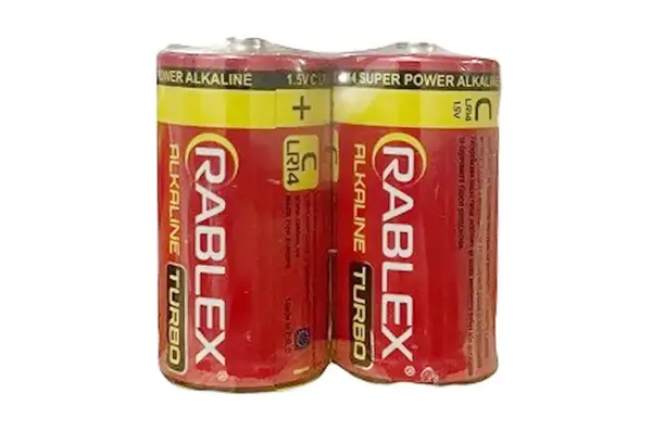 Батарейка сольова Turbo Rablex LR14/C 2 шт. шрінка купити