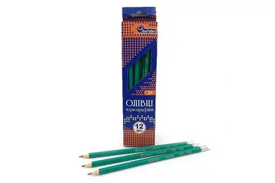 Олівець простий "J. Otten" (№655HB;з/гумкою) купити