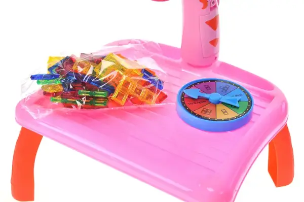 Дитячий стіл для малювання "Жираф" з проектором та мозаїкою в коробці 2200-2 р.28*11,5*23,5см купити недорого в Україні, фото 4