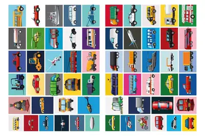 Розмальовка CB48 Міський транспорт зі стікерами IDEYKA купити