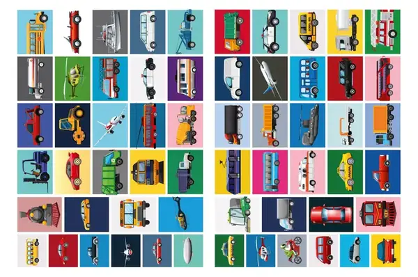 Розмальовка CB48 Міський транспорт зі стікерами IDEYKA купити недорого в Україні, фото 2