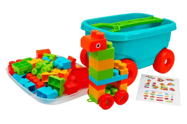 Візок 1393 каталка з конструктором ТЕХНОК купити недорого в Україні, фото 5