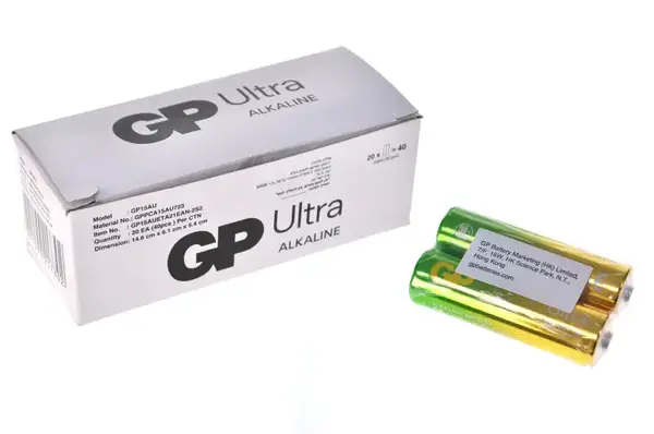 Батарейки GP15AU Ultra AlkalineC4 2шт, плівка купити