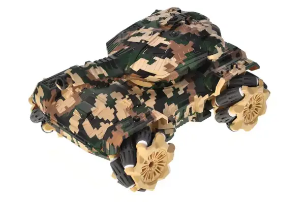 Танк на радіокеруванні A123-120 акумулятор, USB,світло,музика,дим,дрифт,стріляє гелевими кульками,2 кол.кор.30*17*18,5 см купити недорого в Україні, фото 3