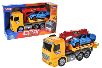 Евакуатор S977-48A інерційний, озвучений, зі світлом, в коробці р.33x12x19см YG Toys Евакуатор S977-48A інерційний, озвучений, зі світлом, в коробці р.33x12x19см YG Toys купити