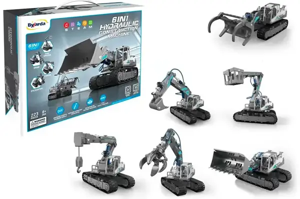 Конструктор "STEM" на гідравліці 6в1 в коробці GC0109 р.40,5*10,5*29,5см купити