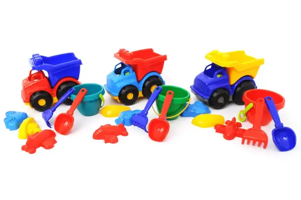 Машина "Тотошка" №3 з відерком, лопаткою, грабельками і 3 пасочками 0183 Colorplast купити