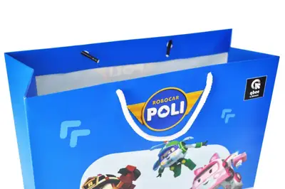 Пакет паперовий M QB004-108 "Робокар Полі" р.27x33x11 см qbee купити