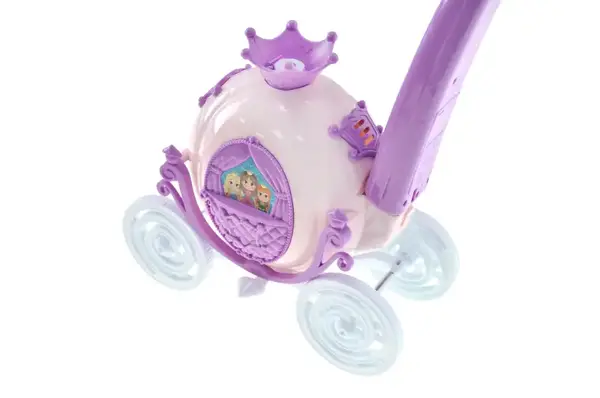 Бульбашкова машина-каталка "Карета" з ручкою, на батарейках, в коробці, 2кольори 99005 р.22,7*10,7*20см купити недорого в Україні, фото 5