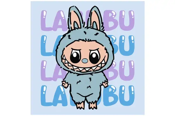 Набір для розпису по номерах 25x25 см KHO1283 "Він лабубу" Ideyka купити