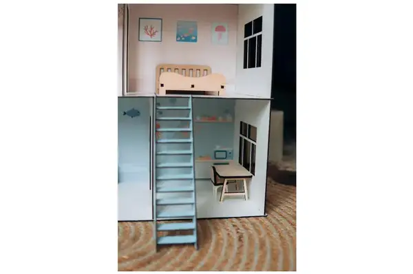 Будиночок Морська Вілла 75х60х60см. зі шпалерами: набір Лайт купити недорого в Україні, фото 5