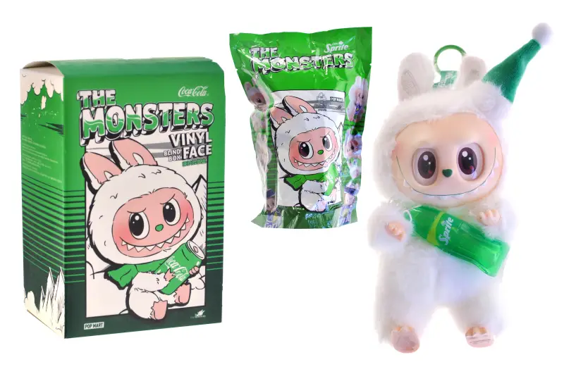 М'яка іграшка-брелок монстрик Лабубу Спрайт в пакеті та коробці — купити  оптом в Україні | Masiania