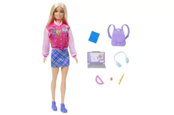 Лялька HRG84 "Шкільний стиль" з аксесуарами для навчання BARBIE FASHION AND BEAUTY купити недорого в Україні, фото 2