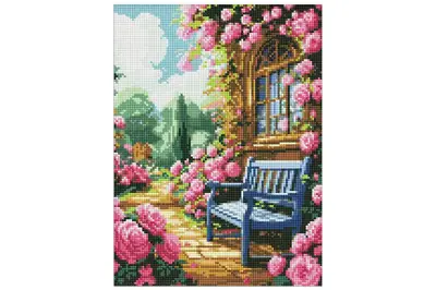 Набір з алмазною мозаїкою AMO8140 "Квітковий сад" 30x40см IDEYKA купити