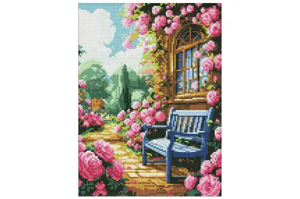 Набір з алмазною мозаїкою AMO8140 "Квітковий сад" 30x40см IDEYKA купити