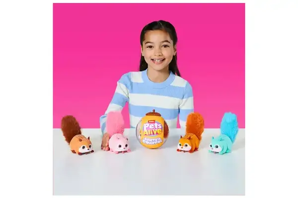 Інтерактивна іграшка 9565E PETS ALIVE S1 – БІЛОЧКА (коричневий) купити недорого в Україні, фото 5