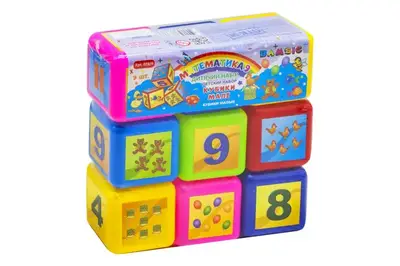 Кубики малі "Математика" 028/6 BAMSIC купити