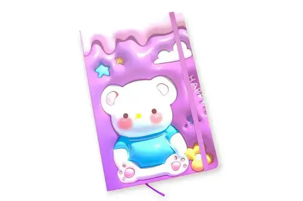 Блокнот на гумці Bunny 762619MLА6 8.7×13.5см ,80 арк.,тверда обкладинка купити