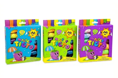 Набір для творчості "Містер тісто" 12 штук в упаковці 41002 STRATEG купити