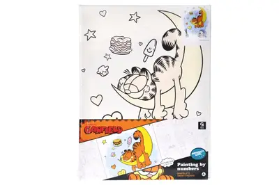 Набір для розпису по номерах 30х40 см QB914-004 "Солодкі сни Гарфілда" qbee купити